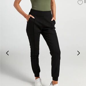 BYLT Basics Black Pintuck Jogger